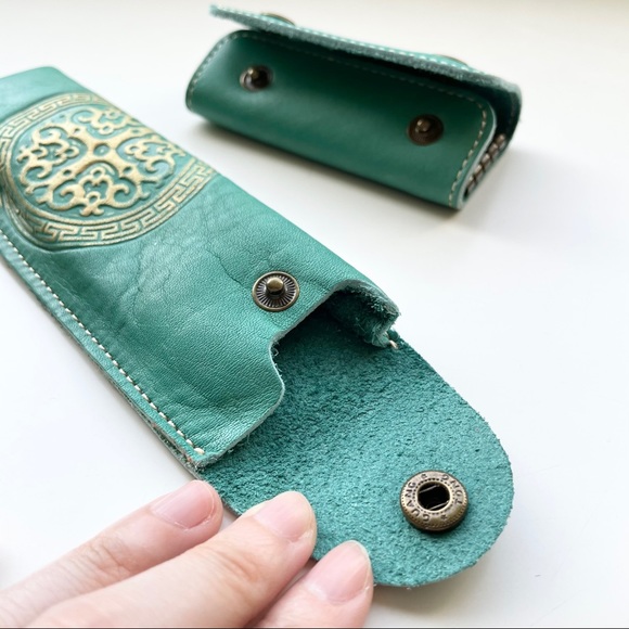 Vintage Mongolian Leather Set - Picture 4 of 5